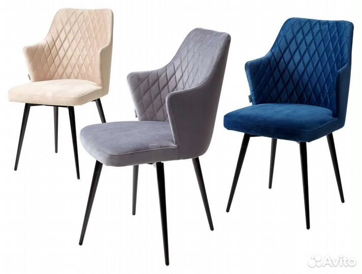 Стул Herman с поворотным механизмом и без