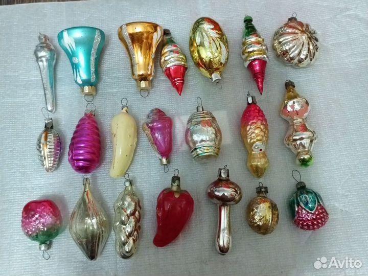 Елочные игрушки из СССР