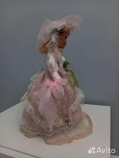 Кукла фарфоровая коллекционная 45 см интерьерная