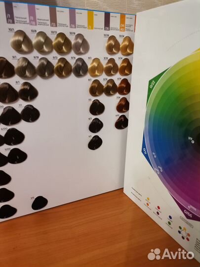 Палитра красок для волос эстель