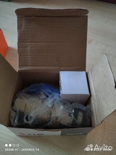 Манометр отопления с шаровым краном 2 штуки