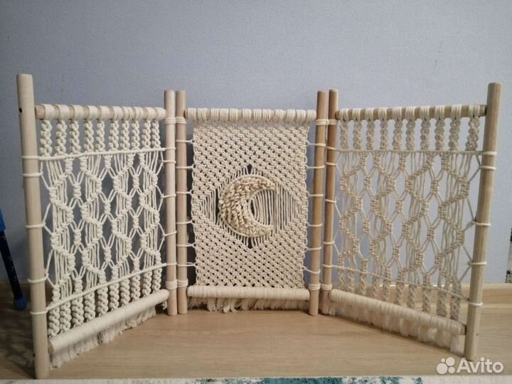 Макраме мини ширма, инвентарь для фотосессии