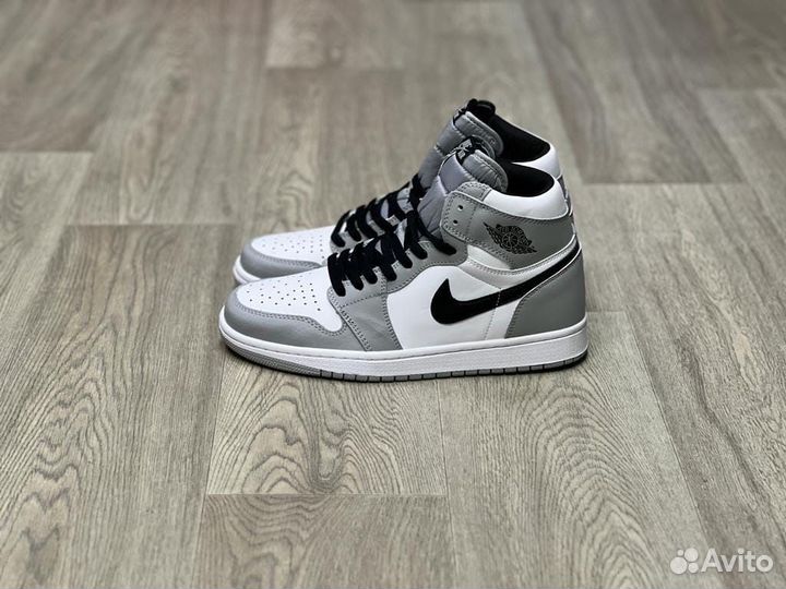 Кроссовки Air Jordan 1 Light Grey (36-45)