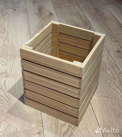 Деревянные горшки, кашпо