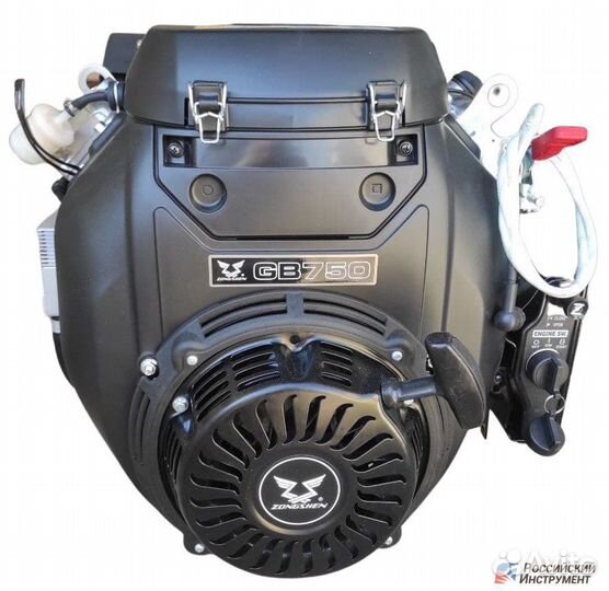 Двигатель Zongshen ZS GB750E (30 л.с.)вал 25,4 мм