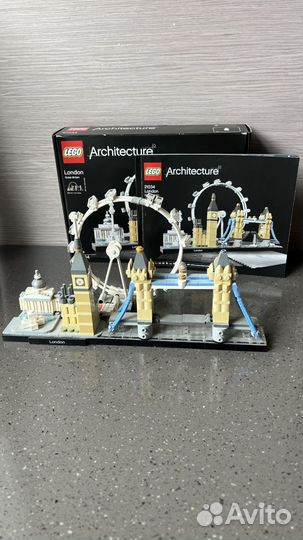 Lego architecture london - коробка, инструкция