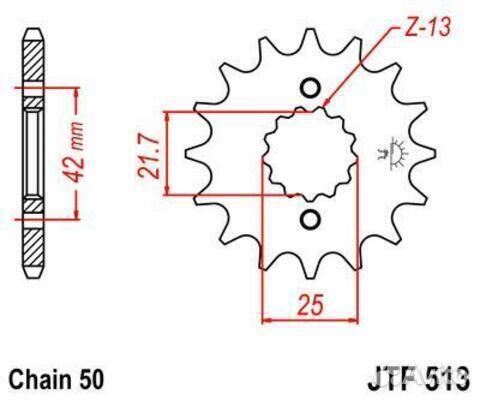 Звезда ведущая JTF513 17