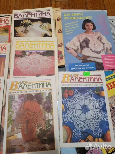Журналы по вязанию различные с 1980х по н.в