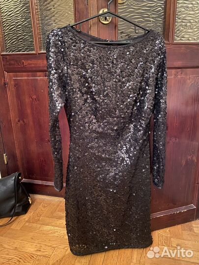 Платье черное Mango