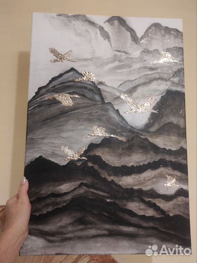 Интерьерная картина текстурная