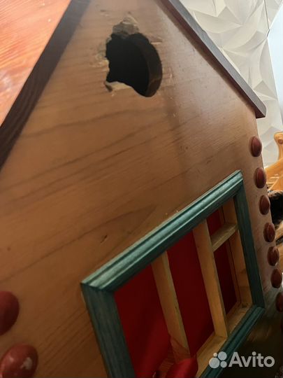 Домики и кровать для кукол ручная работа