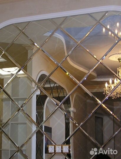 Обработка кромки на стекле и зеркале