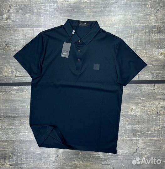 Поло мужское с коротким рукавом boss