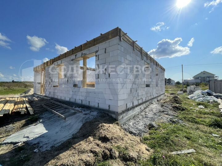 Коттедж 100 м² на участке 9,9 сот.