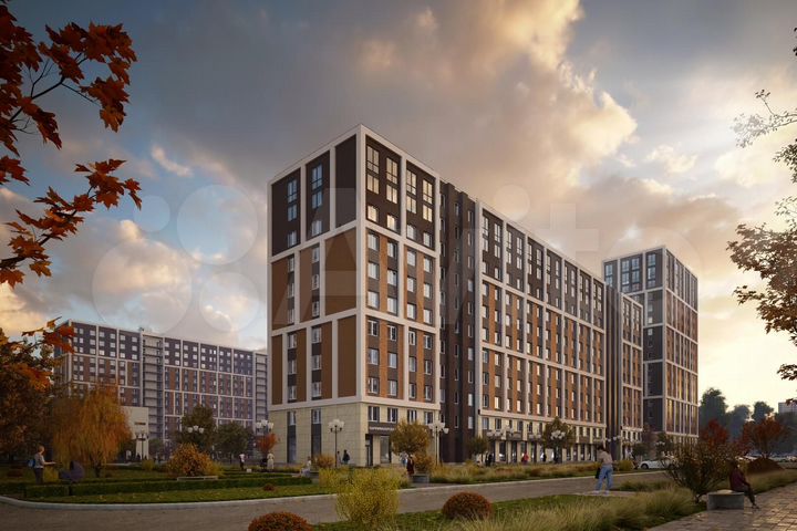 2-к. апартаменты, 66,2 м², 14/14 эт.