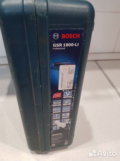 Шуруповерт Bosch GSR 1800-LI арт. 3601JA8401