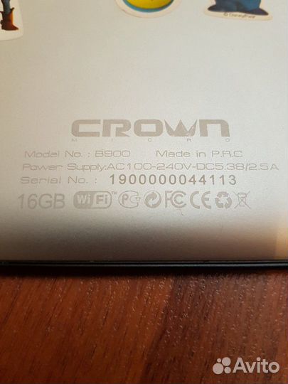 Планшет Crown B900 на запчасти