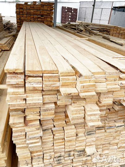 Доска обрезная 25х150х6000мм от производителя