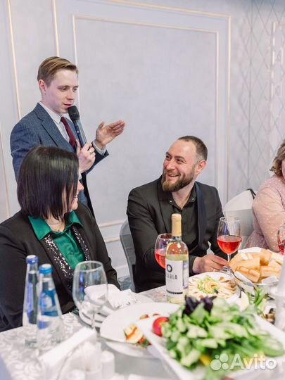 Ведущий+dj свадьбы, юбилеи, выпускные, гендер-пати