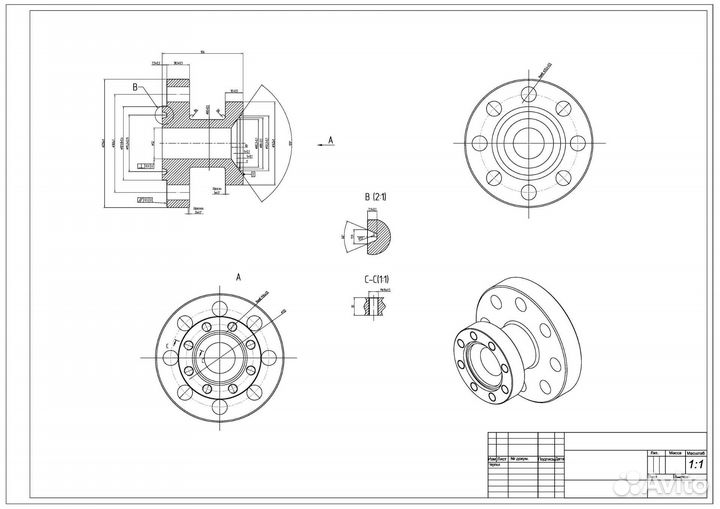 Чертежи и 3D модели на заказ