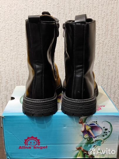 Детские высокие ботинки весна-осень