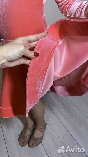 Рейтинговое платье 110 116 бархатное