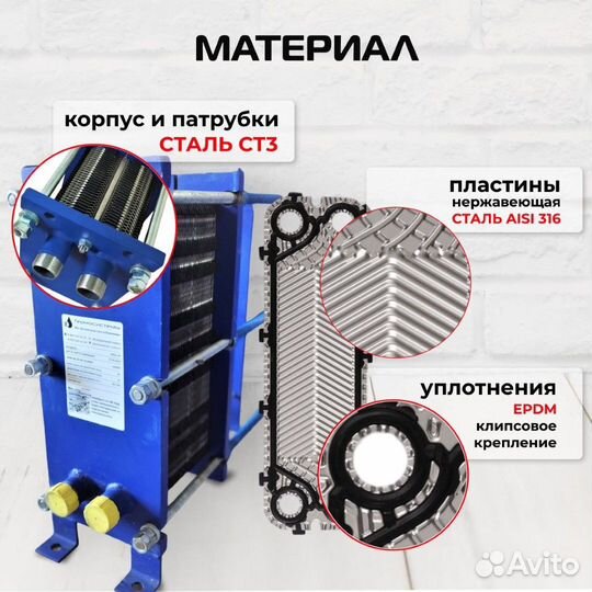 Теплообменник SN04-65 для отопления 790 м2 79кВт