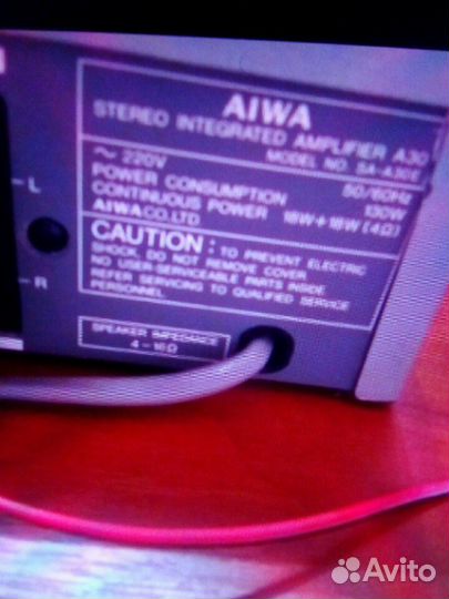 Усилитель винтажный айва А30 1982г япония