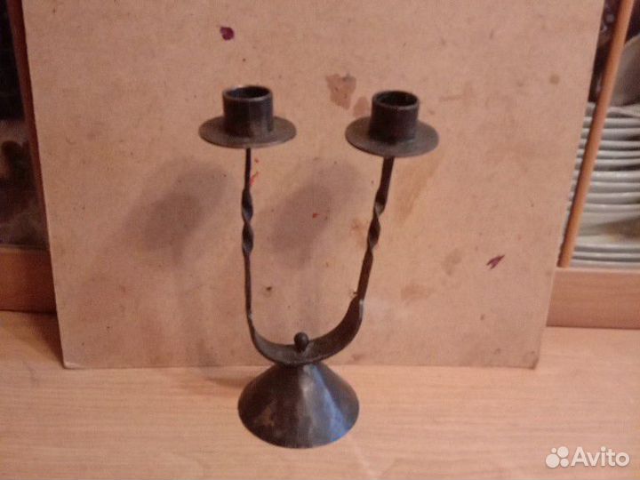 Подсвечник +подсвечник стекло