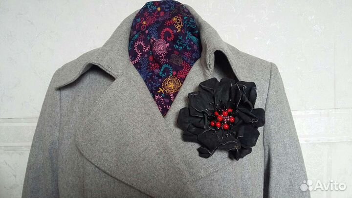 Декоративный кожаный цветок