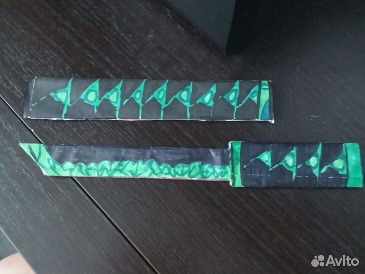 Ножи танто standoff 2 из бумаги