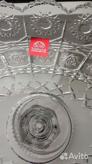 Изящная Ваза на ножке для фруктов. Новая