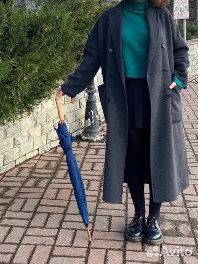 Пальто женское длинное zara