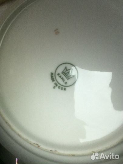 Столовый сервис, фарфор гдр kahla