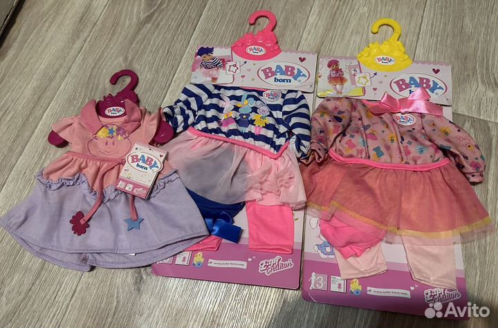 Zapf creation baby born одежда новая