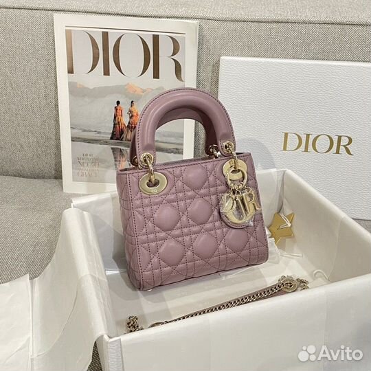 Сумка lady dior 17см