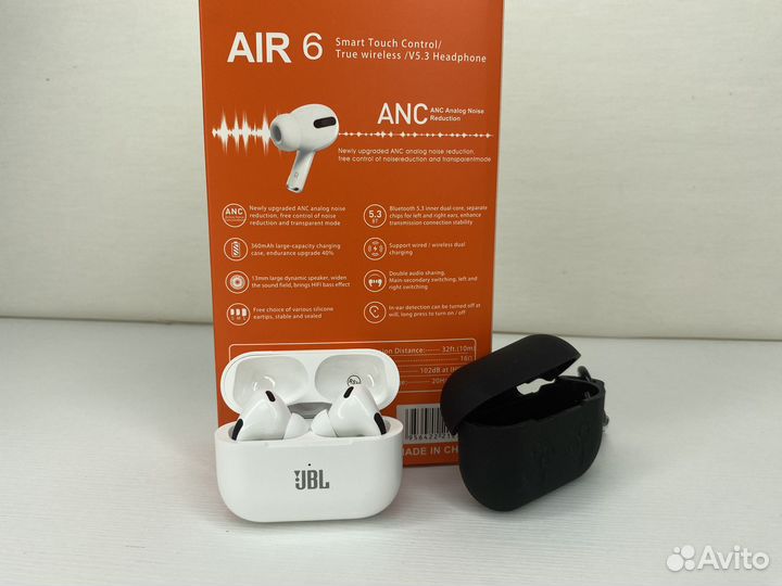 Наушники беспроводные JBL Чехол в подарок