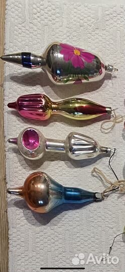 Елочные игрушки СССР одним лотом