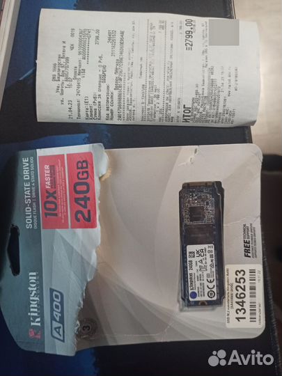 240 гб SSD M.2 накопитель Kingston A400