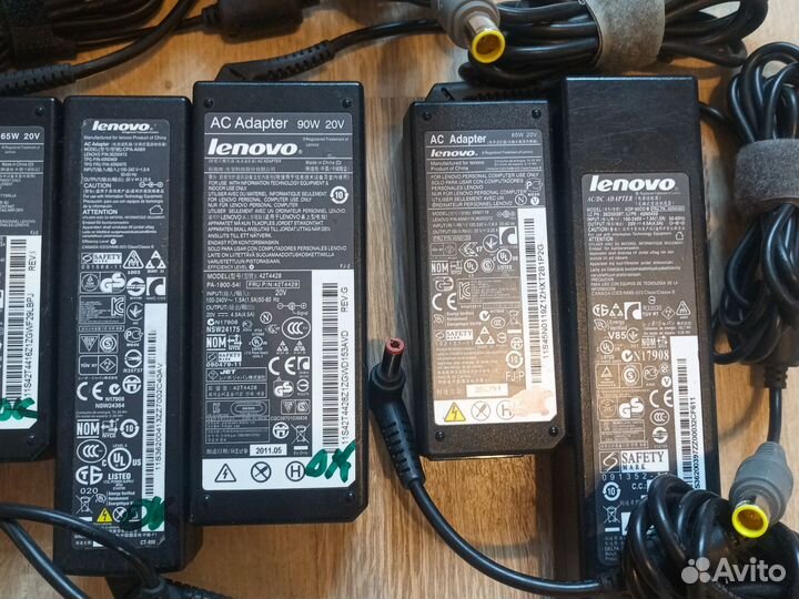 Блок питания для ноутбука Lenovo 40, 65, 90 Watt