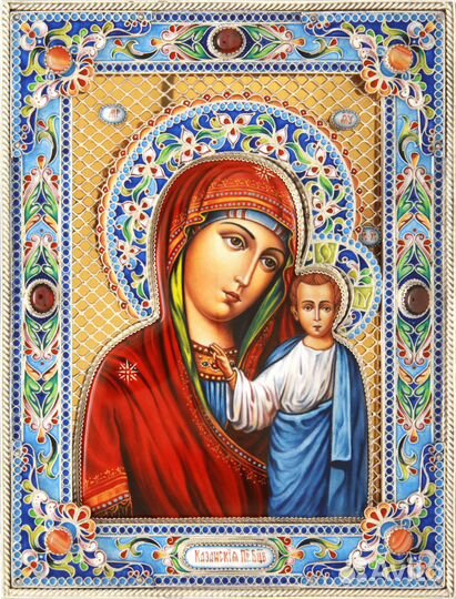 Иконы, предметы православия: Ростовская финифть