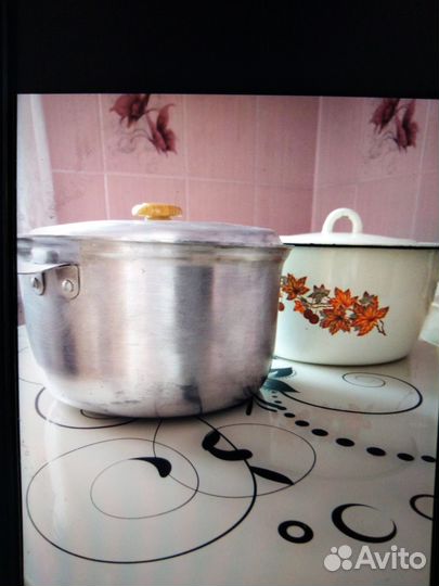 Кастрюля эмаль 55л; эмаль3л; сталь 2л Kaiserhoff