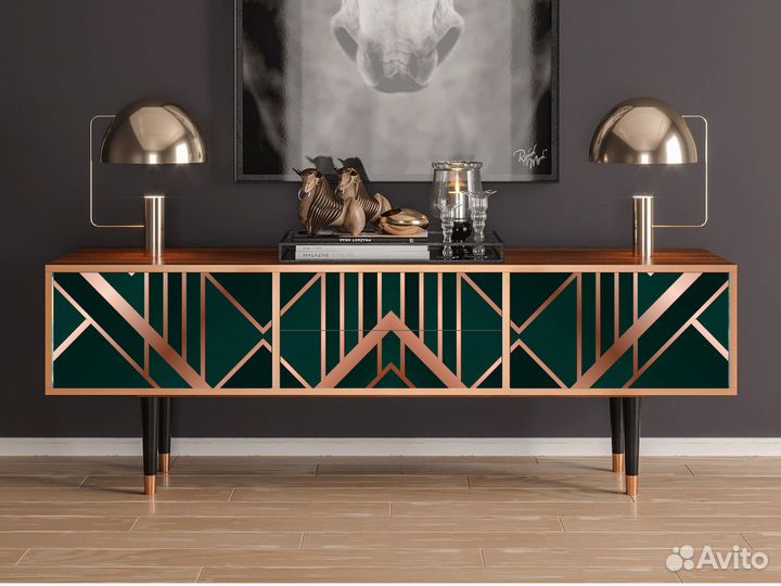 Тв-тумба T4 - Орех - Emerald Gats