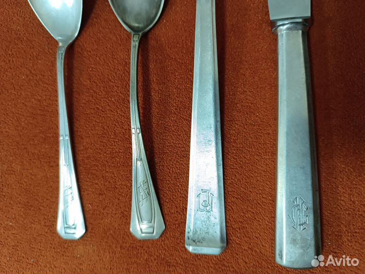 Столовые приборы серебро 800 проба