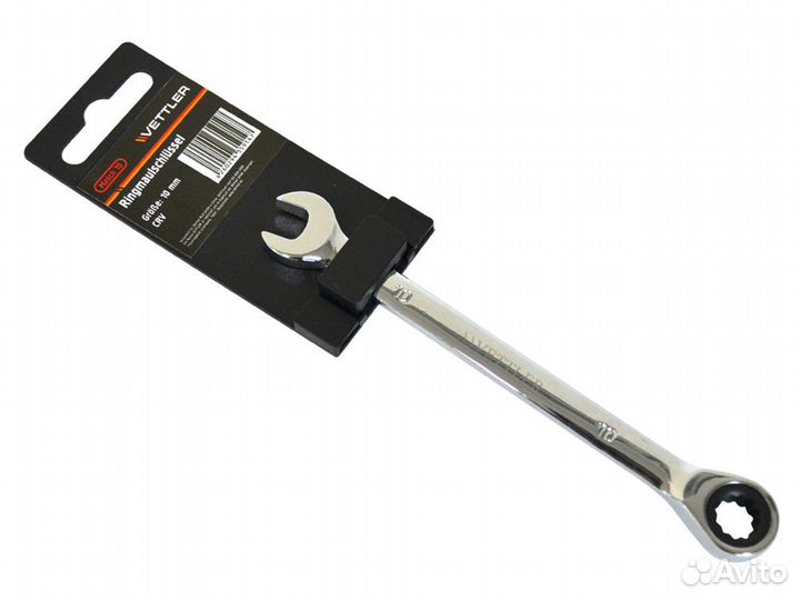 Ключ 19х19 (рожково-накидной трещоточный