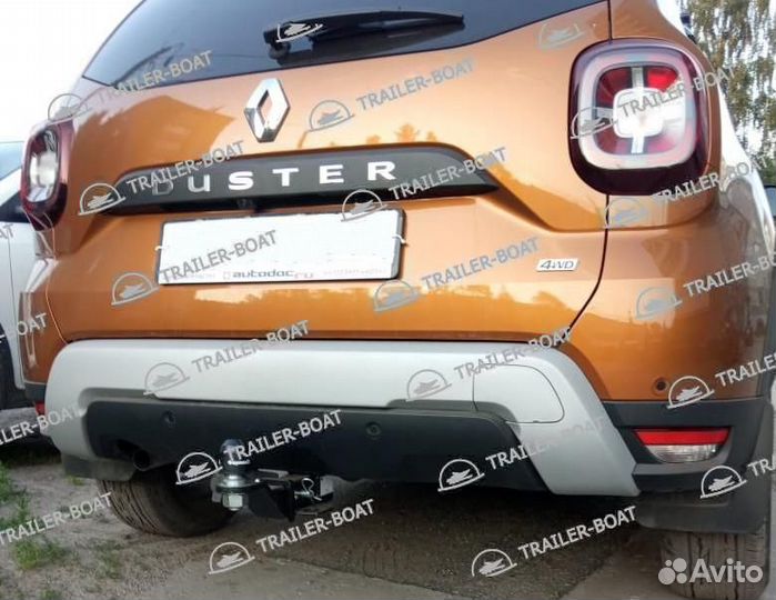 Фаркоп Renault Duster 21-нв под квадрат, 50мм 49114