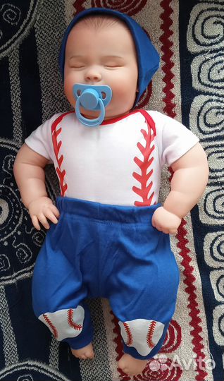 Сплюшка реборн 50 см. новая