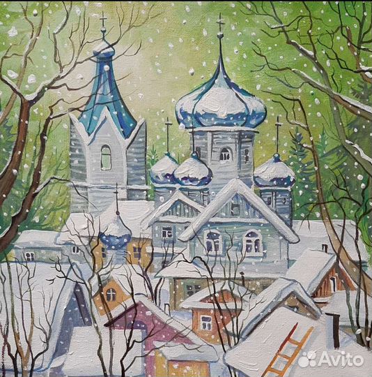 Картина холст масло