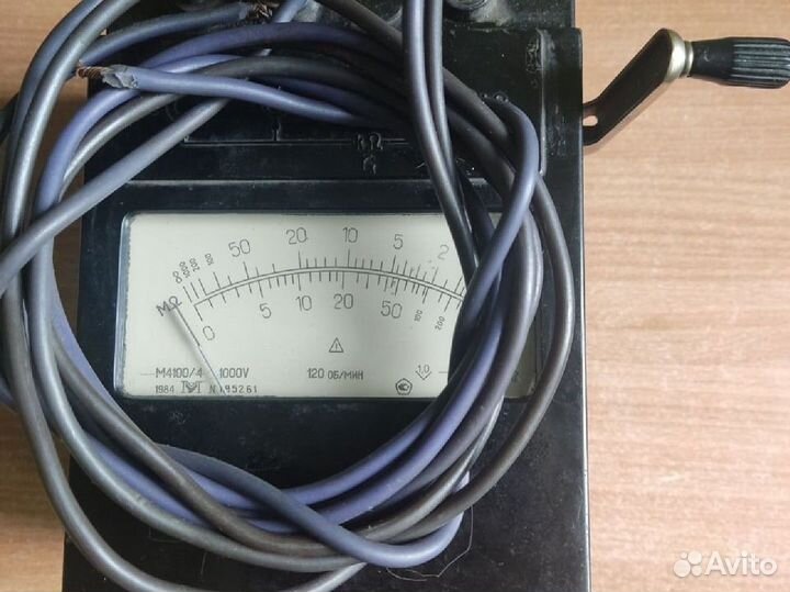 Мегаомметр м4100/4 1000v