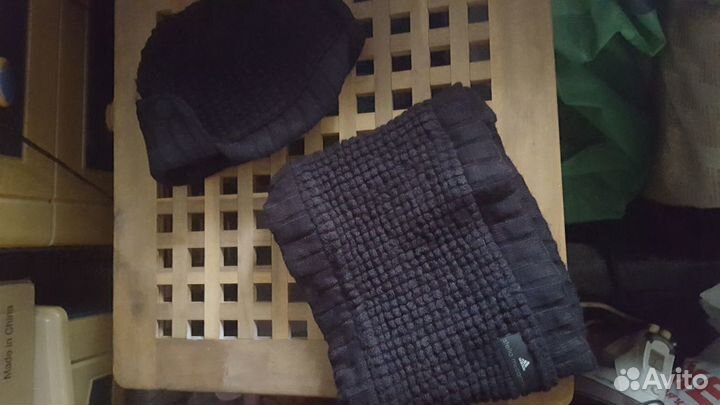 Шапка-кепка и шарф adidas by stella maccartney